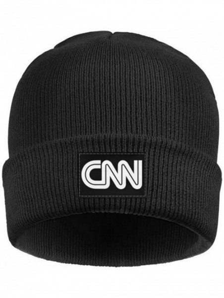 Skullies & Beanies Unisex Knit Hat Fishing-Master-Baiter-Hook- Warm Black Sport Watch Cap - Cnn Cable News - CQ19294TC08 $28.97