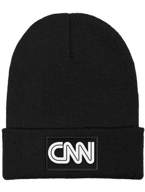 Skullies & Beanies Unisex Knit Hat Fishing-Master-Baiter-Hook- Warm Black Sport Watch Cap - Cnn Cable News - CQ19294TC08 $28.97