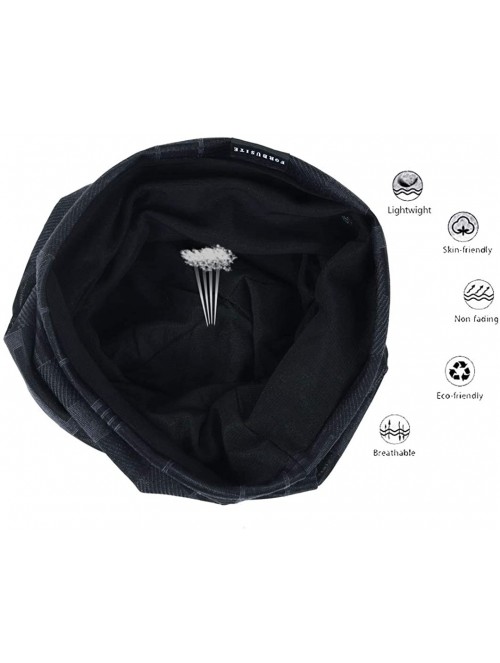 Skullies & Beanies Men Summer Beanie Long Slouchy Thin Lightweight Skull Cap B011h - B403-black - CD18UZMC4HO $19.61