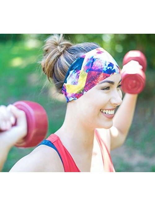 Headbands 12pcs/9pcs/6pcs Headband Bandana - Face Mask Headwear Neck Gaiter Shield Scarf - Floral (12PCS) - CA12ES1000D $42.64