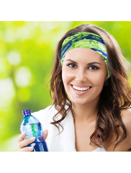 Headbands 12pcs/9pcs/6pcs Headband Bandana - Face Mask Headwear Neck Gaiter Shield Scarf - Floral (12PCS) - CA12ES1000D $42.64