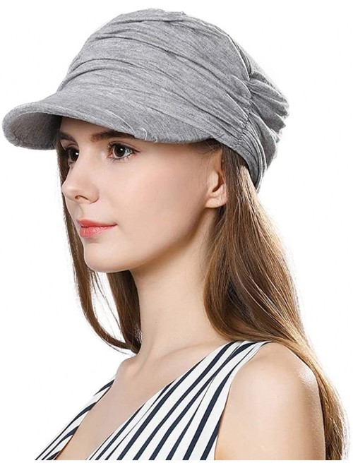 Newsboy Caps Packable Beret Newsboy Cap for Women Spring Summer Winter Gatsby Visor Hat 55-59 cm - 1085-grey - CD18RS8WNTL $1...