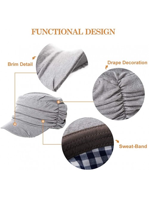 Newsboy Caps Packable Beret Newsboy Cap for Women Spring Summer Winter Gatsby Visor Hat 55-59 cm - 1085-grey - CD18RS8WNTL $1...