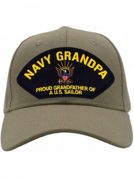 Baseball Caps US Navy Grandpa - Proud Grandfather of a US Sailor Hat/Ballcap Adjustable One Size Fits Most - Tan/Khaki - CI18...