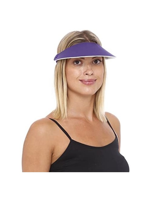 Visors Sunvisor- Available in Beautiful Solid Colors- Perfect for The Summer! - Tan - CB11KAECNEN $17.14