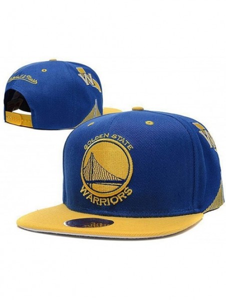 Skullies & Beanies Unisex Adjustable Fashion Leisure Baseball Hat-Golden State Warriors Cap - Blue W - CG1805O4R2G $17.12