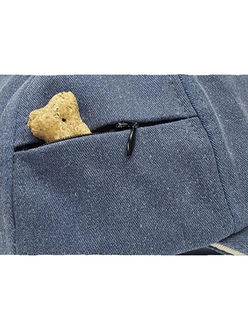 Baseball Caps Australian Cattle Dog Size X Low Profile Baseball Cap with Zippered Pocket. - Blue Pigment Dyed - CT128ERG5KL $...