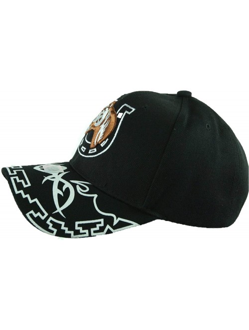 Baseball Caps Baseball Cap Horse Horseshoe Caps Adjustable Plain Hats Fashion Hats - Black - C218IKZ65Q8 $16.93