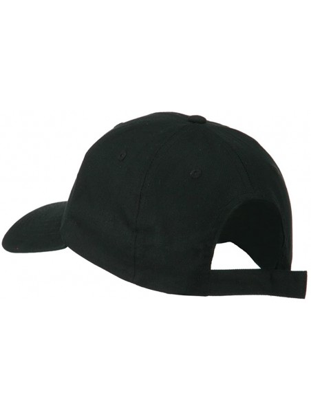 Baseball Caps Peace Symbol Embroidered Cotton Twill Cap - Black - CG11RNPMFF5 $23.27