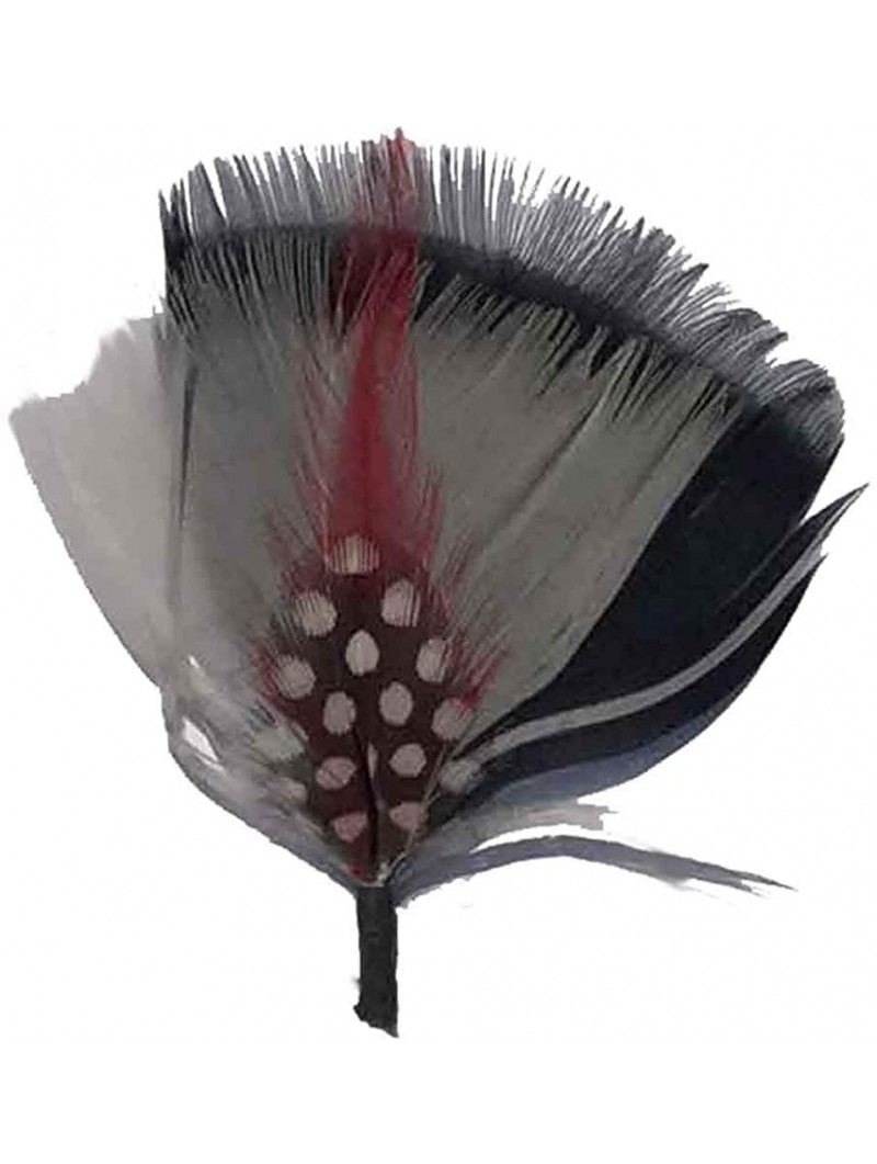 Fedoras Side Feather for Hats & Fedoras - Silver12 - CA18HY6WXD2 $14.18