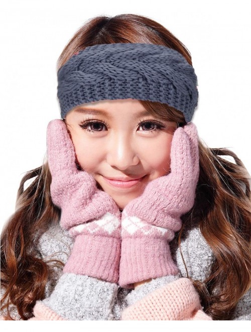 Cold Weather Headbands Headbands Braided Headband Crochet - CL18LQ6R04G $10.12