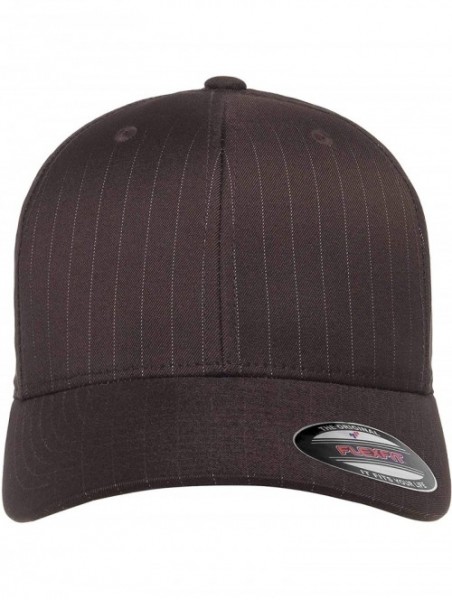 Visors Men's Pinstripe - Brown - C818RQN9U5X $12.03