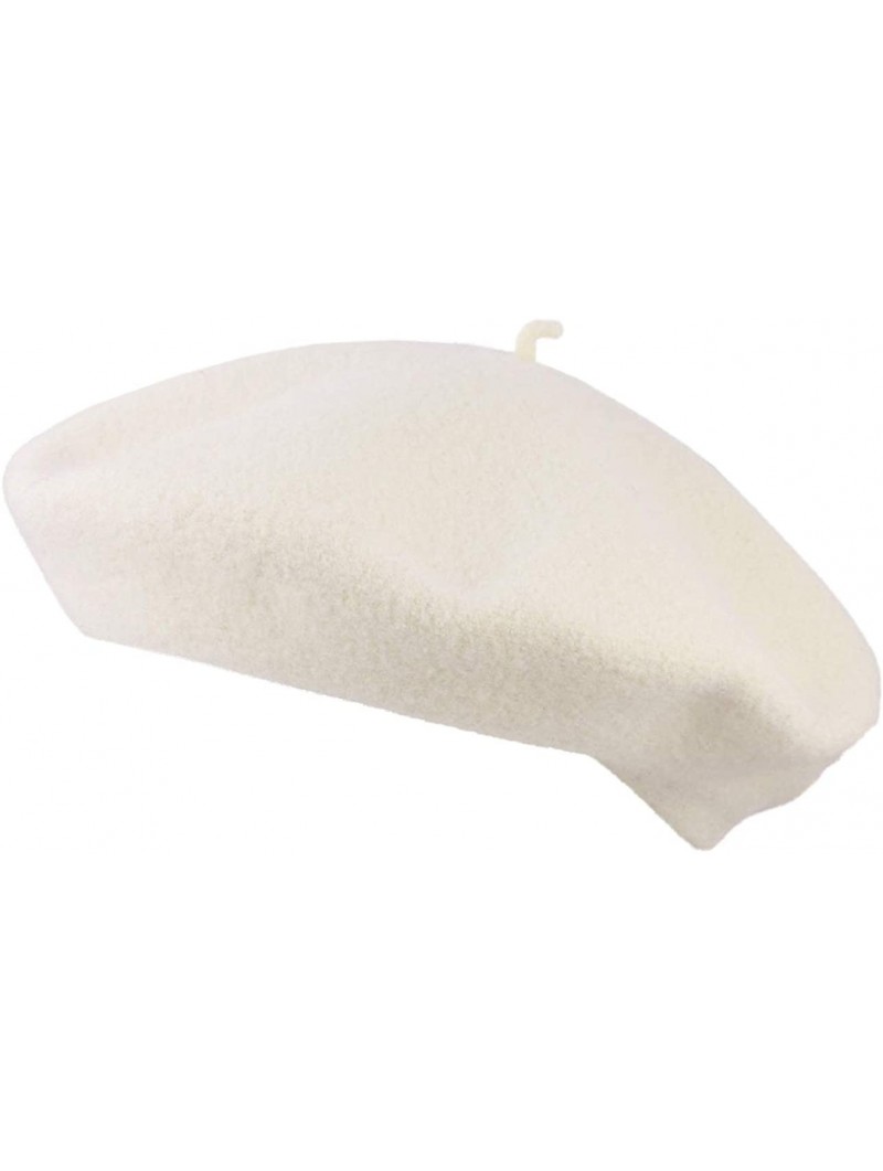 Berets Women's Paris Wool Beret - Naturel - C411E7EM3V1 $33.98