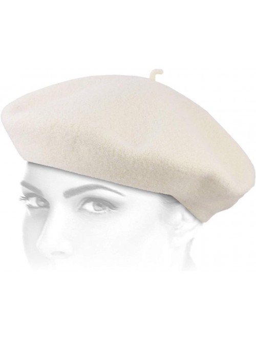 Berets Women's Paris Wool Beret - Naturel - C411E7EM3V1 $33.98