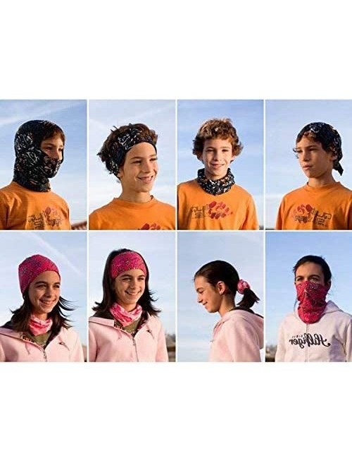 Balaclavas Headbands-1/4/6PCS 16-in-1 Headband Scarf-Face Mask-Neck Gaiter-Balaclava-Bandana. - Rainbow Tie Dye - CL124XN48V3...