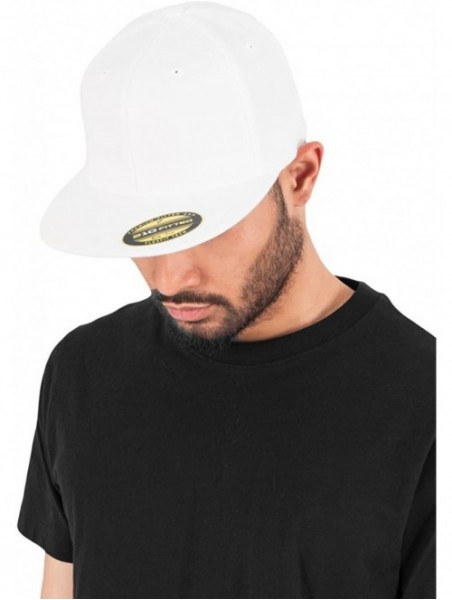 Baseball Caps Men's Premium 210 Fitted Cap - White - C011OMMP4NH $25.92