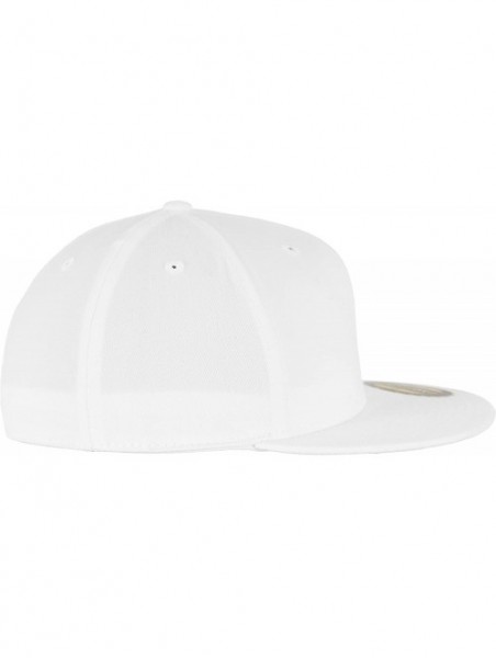 Baseball Caps Men's Premium 210 Fitted Cap - White - C011OMMP4NH $25.92