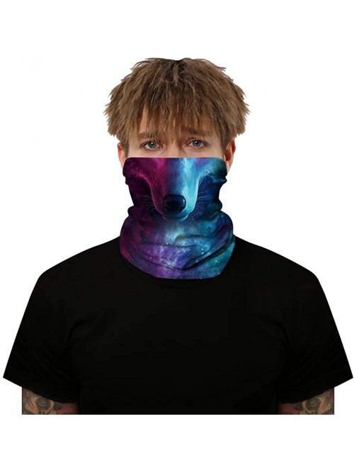 Balaclavas Seamless Face Mask Neck Gaiter Scarf Sun UV Protection Dust Wind Bandana Balaclava Headwear for Men Women - C8197T...