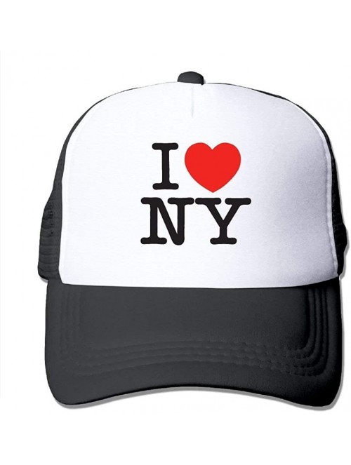 Baseball Caps I Love NY New York Adjustable Printing Snapback Mesh Hat Unisex Adult Baseball Mesh Cap - C418IG6KWZG $20.49