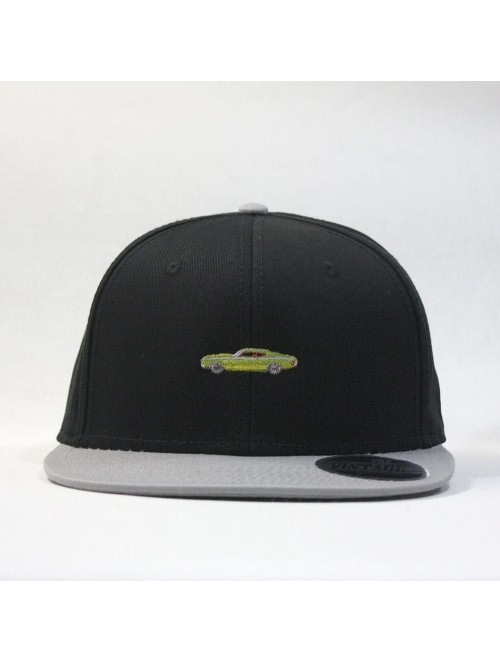 Baseball Caps Premium Plain Cotton Twill Adjustable Flat Bill Snapback Hats Baseball Caps - 70 Gray/Black - CZ12MSJ2J97 $17.25