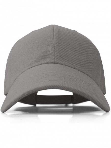 Baseball Caps Plain Baseball Cap Adjustable Men Women Unisex - Classic 6-Panel Hat - Outdoor Sports Wear - CQ18HD95904 $12.26