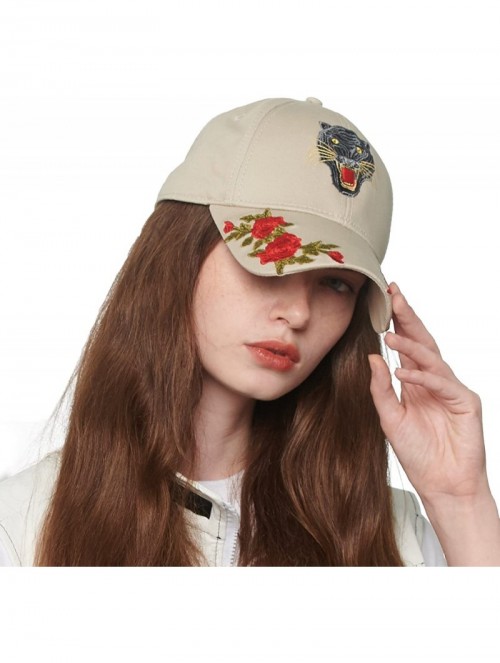 Baseball Caps Women's Cotton Dad Hat Baseball Golf Cap with Adjustable Buckle Closure - B0203_khaki - CA18DOANCEY $16.07