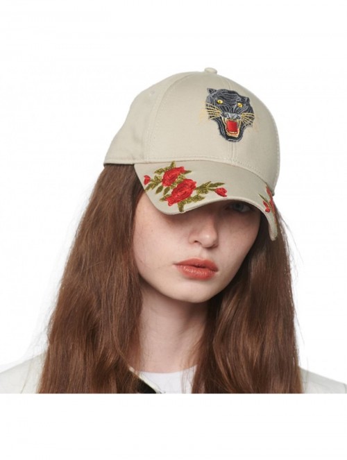 Baseball Caps Women's Cotton Dad Hat Baseball Golf Cap with Adjustable Buckle Closure - B0203_khaki - CA18DOANCEY $16.07