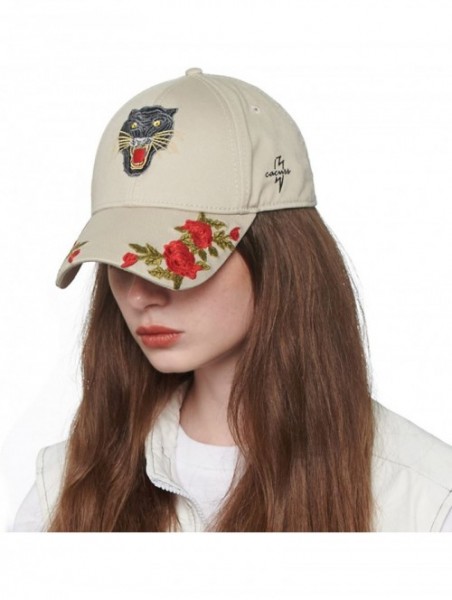 Baseball Caps Women's Cotton Dad Hat Baseball Golf Cap with Adjustable Buckle Closure - B0203_khaki - CA18DOANCEY $16.07