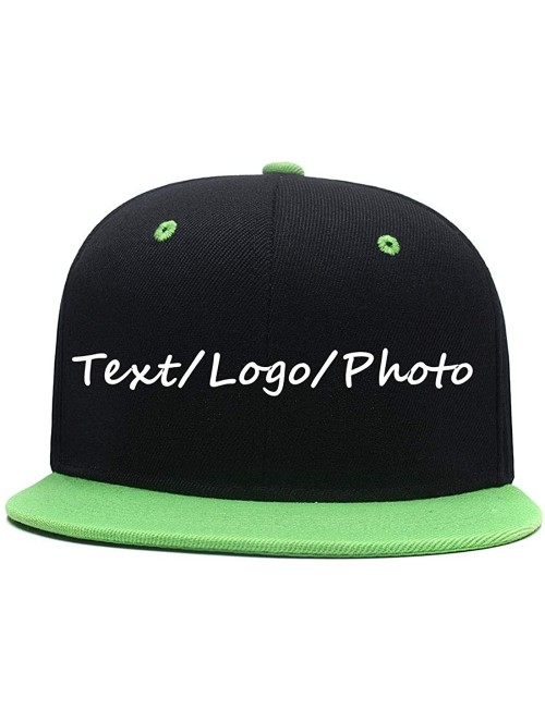 Baseball Caps Snapback Personalized Outdoors Picture Baseball - Green 2 - CD18I8Z3IUN $15.24