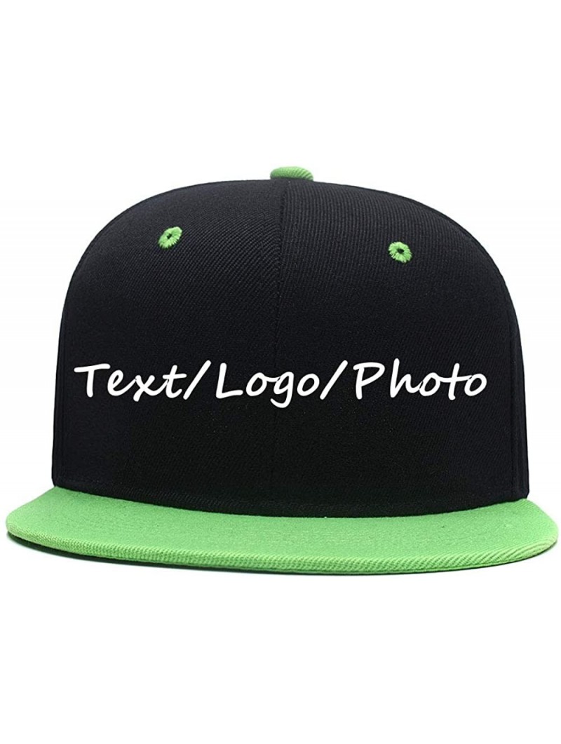 Baseball Caps Snapback Personalized Outdoors Picture Baseball - Green 2 - CD18I8Z3IUN $15.24