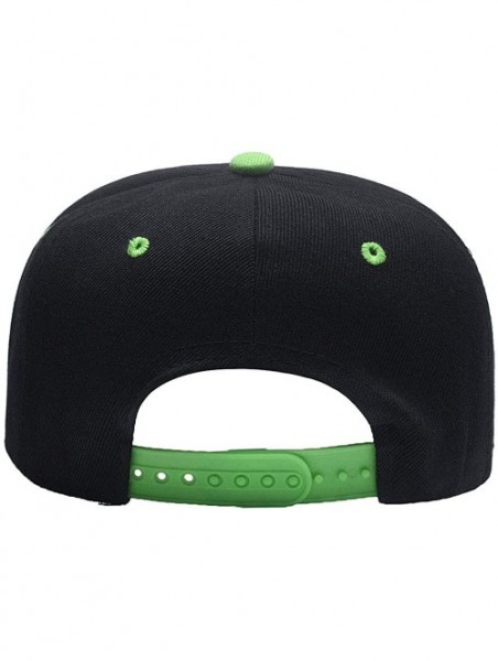 Baseball Caps Snapback Personalized Outdoors Picture Baseball - Green 2 - CD18I8Z3IUN $15.24