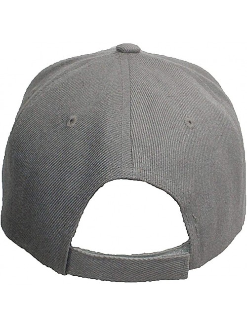 Baseball Caps Adult Embroidered Trump 2020 Keep America Great Campaign Cap - Gray W/Rwb Thread - C01956YO5NW $14.15