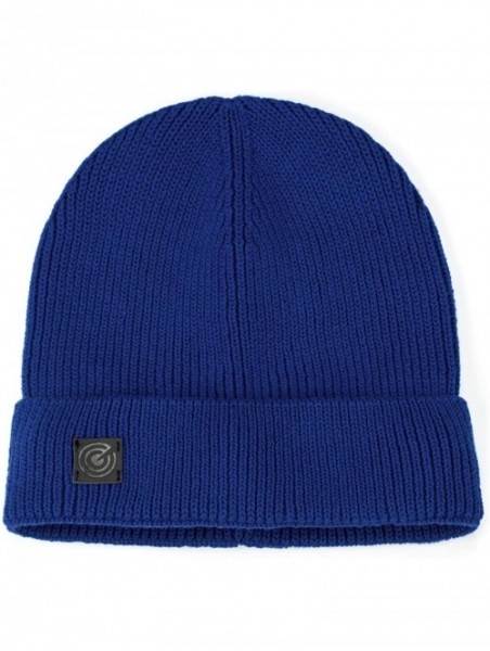 Skullies & Beanies Cotton Cuffed Beanie - 100% Cotton - Royal Blue - C4180AO7DQO $14.10