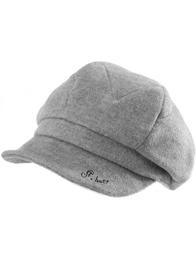 Newsboy Caps Women's Newsboy - 89095grey - CU18AQ9M26W $20.46