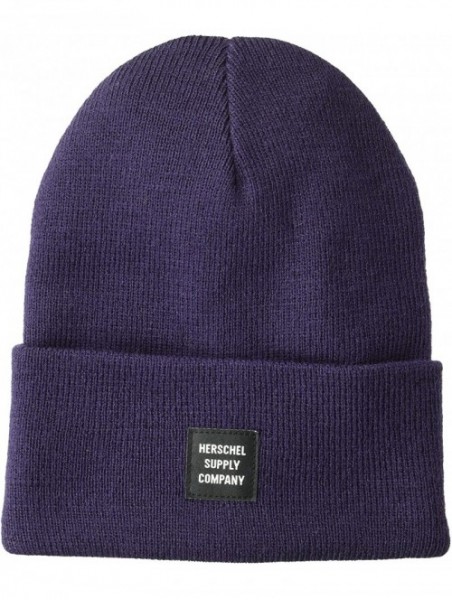 Skullies & Beanies Men's Abbott - Purple Velvet - CM18CH92NT5 $27.04