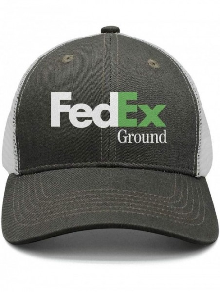 Baseball Caps Mens Printed FedEx-Ground-Express-Violet-Green-Logo-Symbol-Adjustable Sun Cap - Army-green-8 - CB18QWX32R2 $23.19