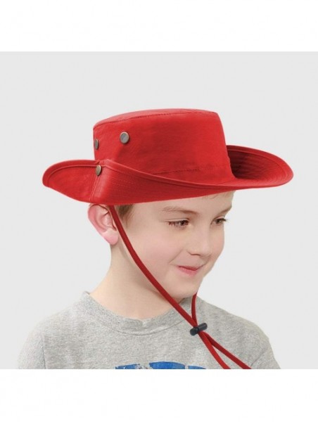 Sun Hats Men Women Outdoor Sun Hat with Wide Brim UPF 50+ Summer Mesh Cap with Flap Cover - A-red - CH18UWSR0AT $10.60