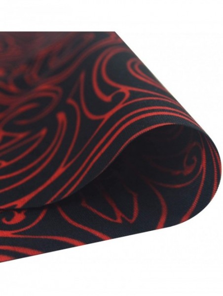 Balaclavas Seamless Bandana Face Mask Rave Men Women for Dust Sun Wind Protection - Spiral Deep Black Red - CG196H72MUZ $15.39