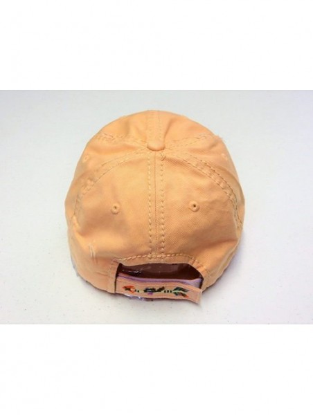 Baseball Caps Embroidered Mama Bear Vintage Style Baseball Cap Hat - Washed Peach - CK186GH7RSM $19.19