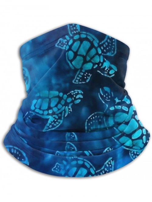 Balaclavas Neck Gaiter Headwear Face Sun Mask Magic Scarf Bandana Balaclava - Watercolor Sea Turtle - CQ1979N7III $21.38