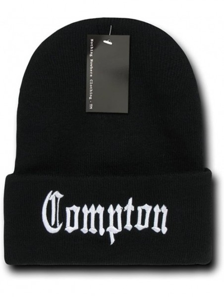 Skullies & Beanies City Compton Beanies - Black 2 - CW11M64G3GP $10.53