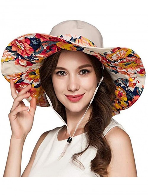 Sun Hats Women' s Summer Pure Sunshade Straw Cap Floppy Big Bow Knot Beach Sun Hat 002 - Beige-012 - C418T9CR5DR $11.90