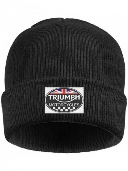 Skullies & Beanies Men's Womens Beanie Hats Motorcycles-Logo- Multifunction Woolen Cap - Black-220 - CY18WZRYHG3 $24.62