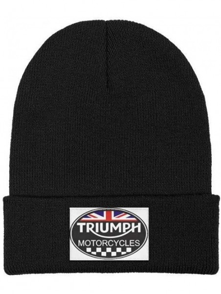 Skullies & Beanies Men's Womens Beanie Hats Motorcycles-Logo- Multifunction Woolen Cap - Black-220 - CY18WZRYHG3 $24.62