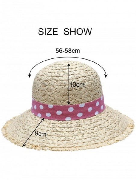 Sun Hats Women Straw Sun Hats Summer Beach Cap Foldable Floppy Packable Wide Brim Hat - 016 Beige-yellow - C5193WSA94L $14.17