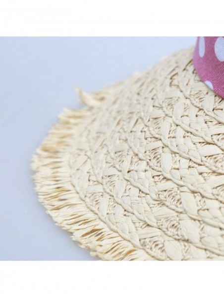 Sun Hats Women Straw Sun Hats Summer Beach Cap Foldable Floppy Packable Wide Brim Hat - 016 Beige-yellow - C5193WSA94L $14.17