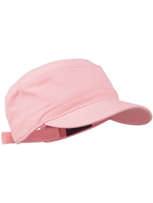 Baseball Caps Garment Washed Adjustable Army Cap - Pink - CF11UU76JFP $15.71