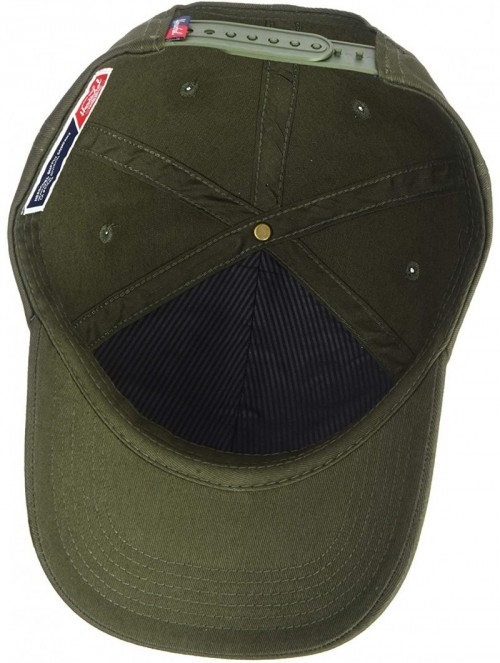 Baseball Caps Men's Mosby Curve - Dark Olive/Lime Green - CY18L07L6AT $29.76