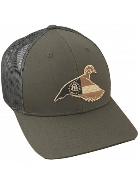 Baseball Caps Field Series GA Woodie - Adjustable Cap - Chocolate/Charcoal - CN18O8XHH42 $31.29