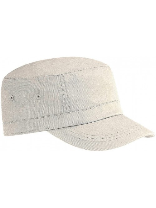 Baseball Caps Unisex Organic Cotton Army Cap - Chestnut - C711Y01WKDR $10.44